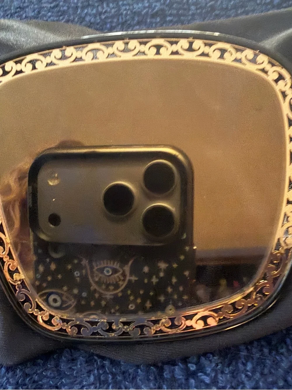Dolce & Gabbana Gold-Tone Square Sunglasses with Brown Lenses